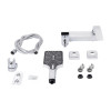 Смеситель для ванны Qtap Swan Cascada хром