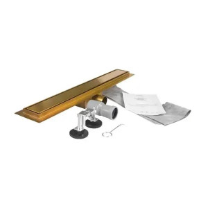 Трап для душу Brushed Gold Slim 900мм. Photo 2