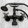Смеситель для ванны Rea Vintage old black retro