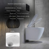 Унитаз подвесной Qtap Robin Ultra Quiet с сиденьем Slim Duroplast Soft-close Quick relase белый