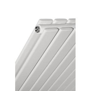 Радіатор дизайнерський вертикальний LIVORNO ІІ 8/600 білий матовий 600*544. Photo 3