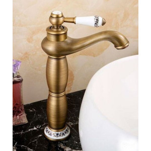 Змішувач для умивальника (умивальника-чаші) Deco 0169-5 Бронза. Photo 2