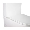Унитаз напольный Qtap Stork/Swan Rimless сиденье Slim Duroplast Soft-close белый
