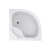 Душовий піддон Lidz Kapielka 90x90 високий білий