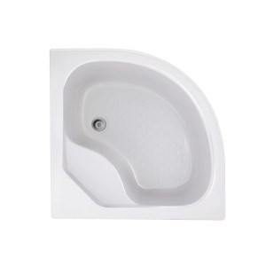 Душовий піддон Lidz Kapielka 90x90 високий білий. Photo 2