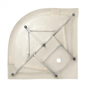 Душовий піддон Lidz Kapielka 90x90 білий. Photo 3