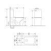 Унитаз напольный Qtap Tern Ultra Quiet сиденье Slim Duroplast Soft-close Quick relase белый