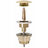 Донный клапан клик-клак Rea Click-clack Brushed Gold золотой
