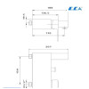 Смеситель для ванны  E.C.A Elea М 060 хром