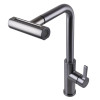 Смеситель для кухни Globus Lux ALPEN SBT1-2044-GP из нержавеющей стали графит