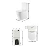 Унитаз напольный Qtap Virgo Ultra Quiet сиденье Slim Duroplast Soft-close Quick relase белый
