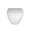 Унитаз подвесной Qtap Robin Ultra Quiet с сиденьем Slim Duroplast Soft-close Quick relase белый