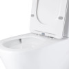 Унитаз напольный Qtap Vlasta Ultra Quiet сиденье Slim Duroplast Soft-close Quick relase белый