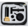Смеситель скрытого монтажа для биде LOOP Black Mat Черный матовый
