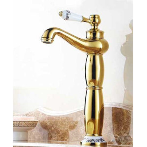 Змішувач для умивальника DECO BIG GOLG Золото