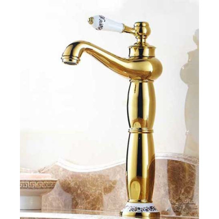 Смеситель для умывальника DECO BIG GOLG Золото