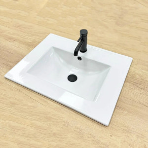 Умивальник врізний VBI Ferrara 60 White білий. Photo 2