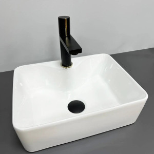 Раковина накладна VBI Forli S White біла. Photo 2