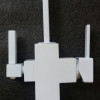 Змішувач з підключенням фільтрованої води 2 в 1 Kern 2034 WHITE