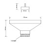 Воронка для слива конденсата кондиционера McAlpine Funnel-B