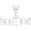 Зворотний клапан McAlpine T28M-NRV-40 40х40 мм