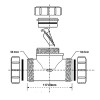 Зворотний клапан McAlpine Z2850-NRV 50х50 мм
