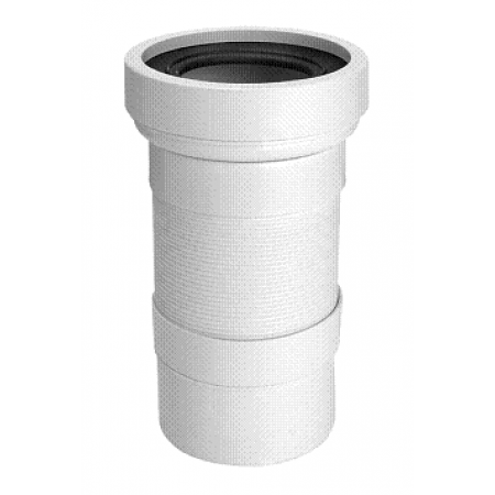 Гофра для унітазу армована без манжета McAlpine WC-F23P