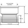 Перехід каналізаційний 110x110/90 McALPINE DC1-BL