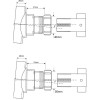 Врізання в трубу 110 мм McAlpine, BOSSCONN110-40-GR