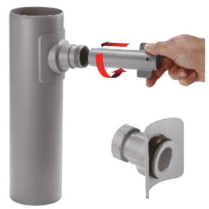 Врізання в трубу 110 мм McAlpine, BOSSCONN110-40-GR