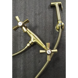 Змішувач для біде Lamber 3561G Бронза (настінний)