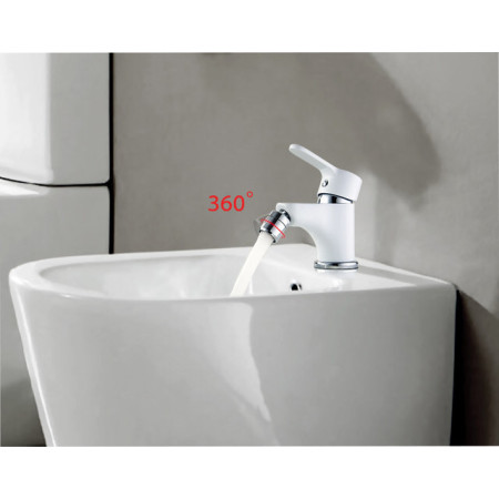 Смеситель для биде Lamber 348W Белый