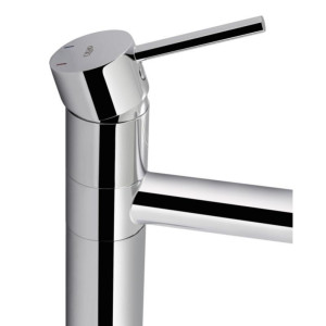Змішувач для умивальника Q-TAP SPRING CRM 001XL високий хром. Photo 3