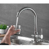 Змішувач з підключенням фільтрованої води 2 в 1 Lamber 35001 Хром