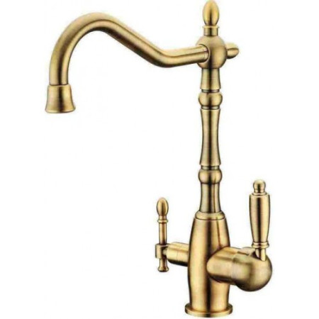 Змішувач з підключенням фільтрованої води 2 в 1 Kern 2038 Bronze